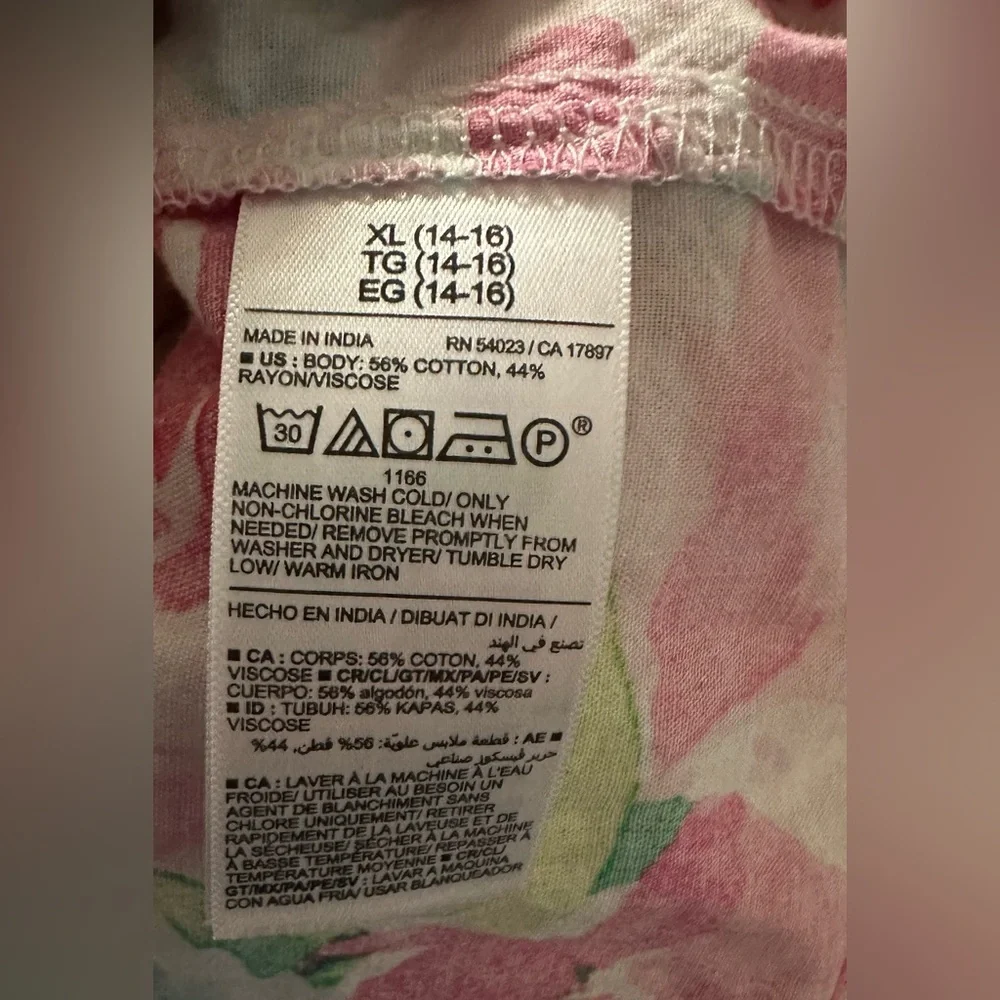 Old Navy Girls Vibrant Floral Sundress- Size XL (14-16) - Picture 5 of 5